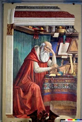 Saint Jérôme dans son étude